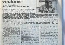 Blaise Compaoré (en résistance à Po)… “Ce que nous voulons”
