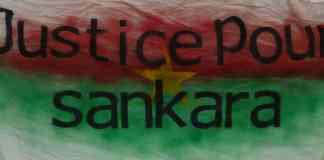 Banderole justice pour sankara