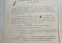 Procès Verbal de l’assemblée générale du Conseil du Salut du Peuple du 21 au 26 novembre 1982
