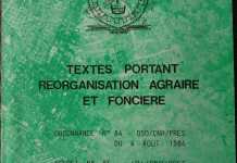“Il ne s’agissait pas d’une réforme agraire et foncière mais d’une réorganisation agraire et foncière”, interview de M. Souleymane Ouedraogo à propos de la réorganisation agraire de 1984.